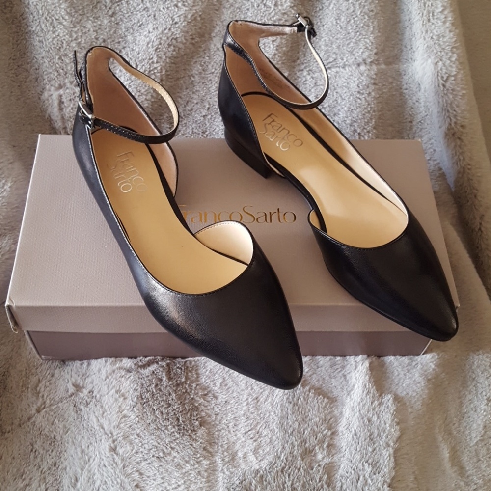 FRANCO SARTO BLACK SHOES